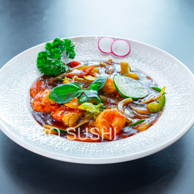 Crevettes thaïlandaises épicé